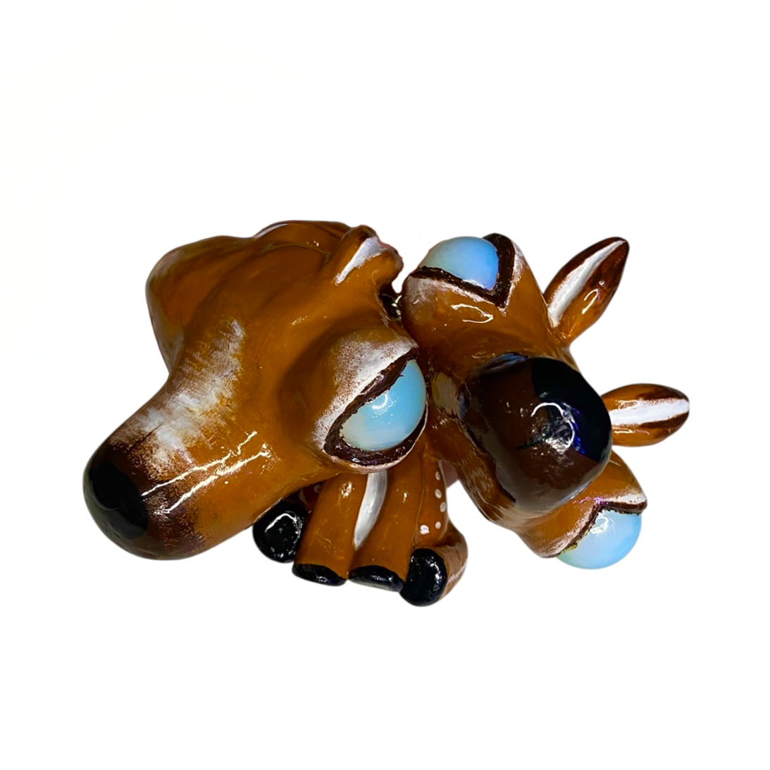 Conjoined Fawn Keychain